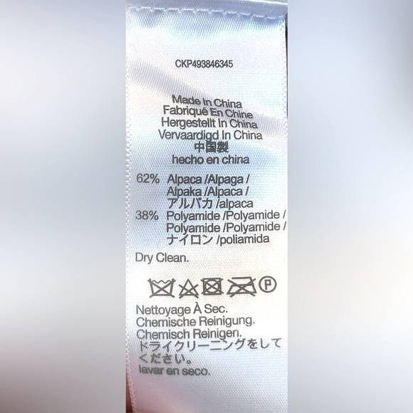 NWT Madewell Alpaca-Blend Mockneck Puff Sleeve Sweater in Light Heather Gray XXS - Picture 15 of 16